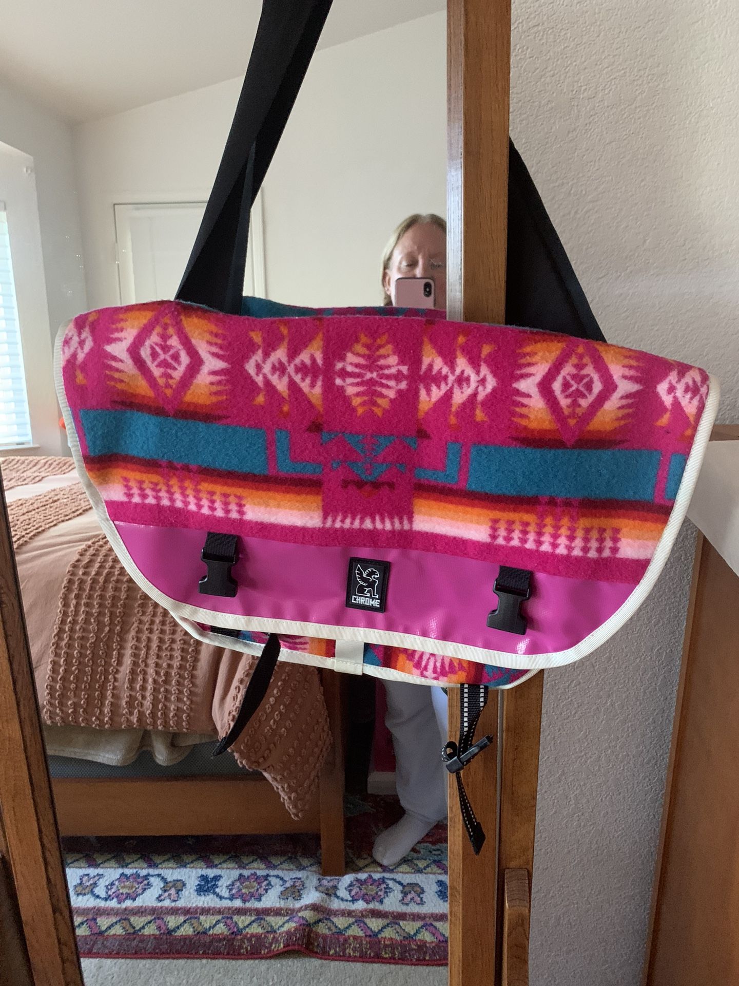 Chrome Messenger Bag