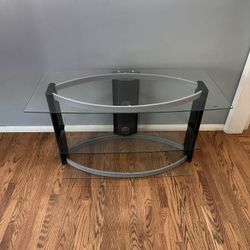 Bell’O 3-Tier Tempered Glass TV Stand - Holds 100+ lbs - Fits Large TVs