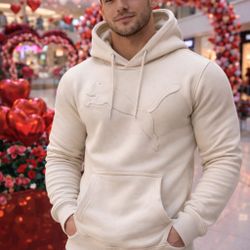 Puma Hoodie Cream colors, Size S, M, L, XL, XXL