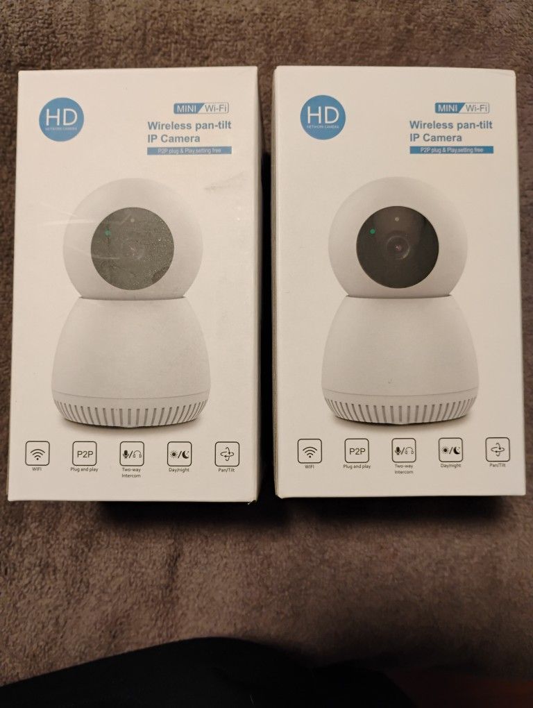Small Pan-tilt Security Camera's