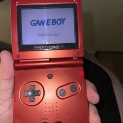 Game Advance SP Red 