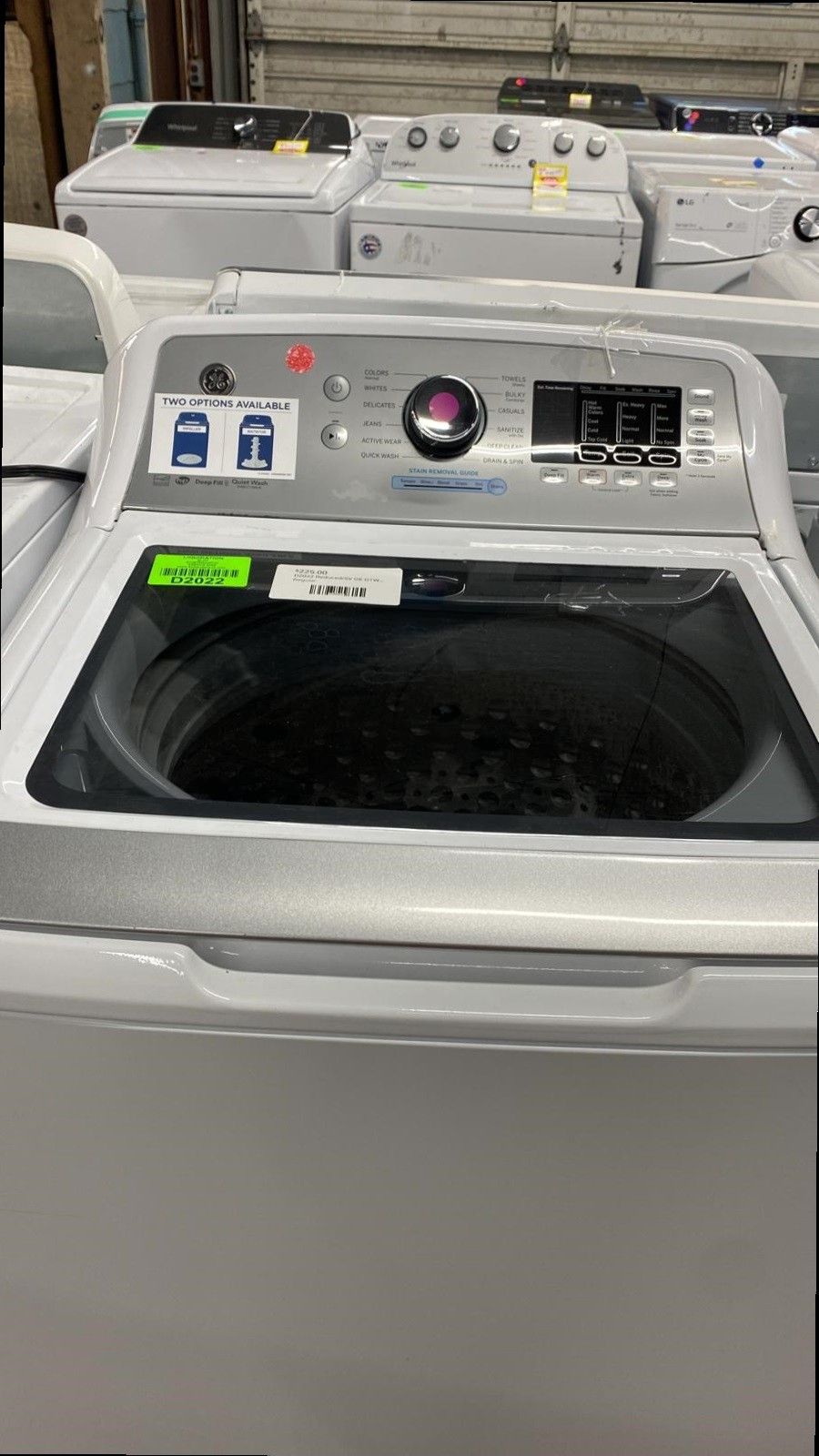 New GE GTW720BSNWS 4.8 cu. ft. Washer XU