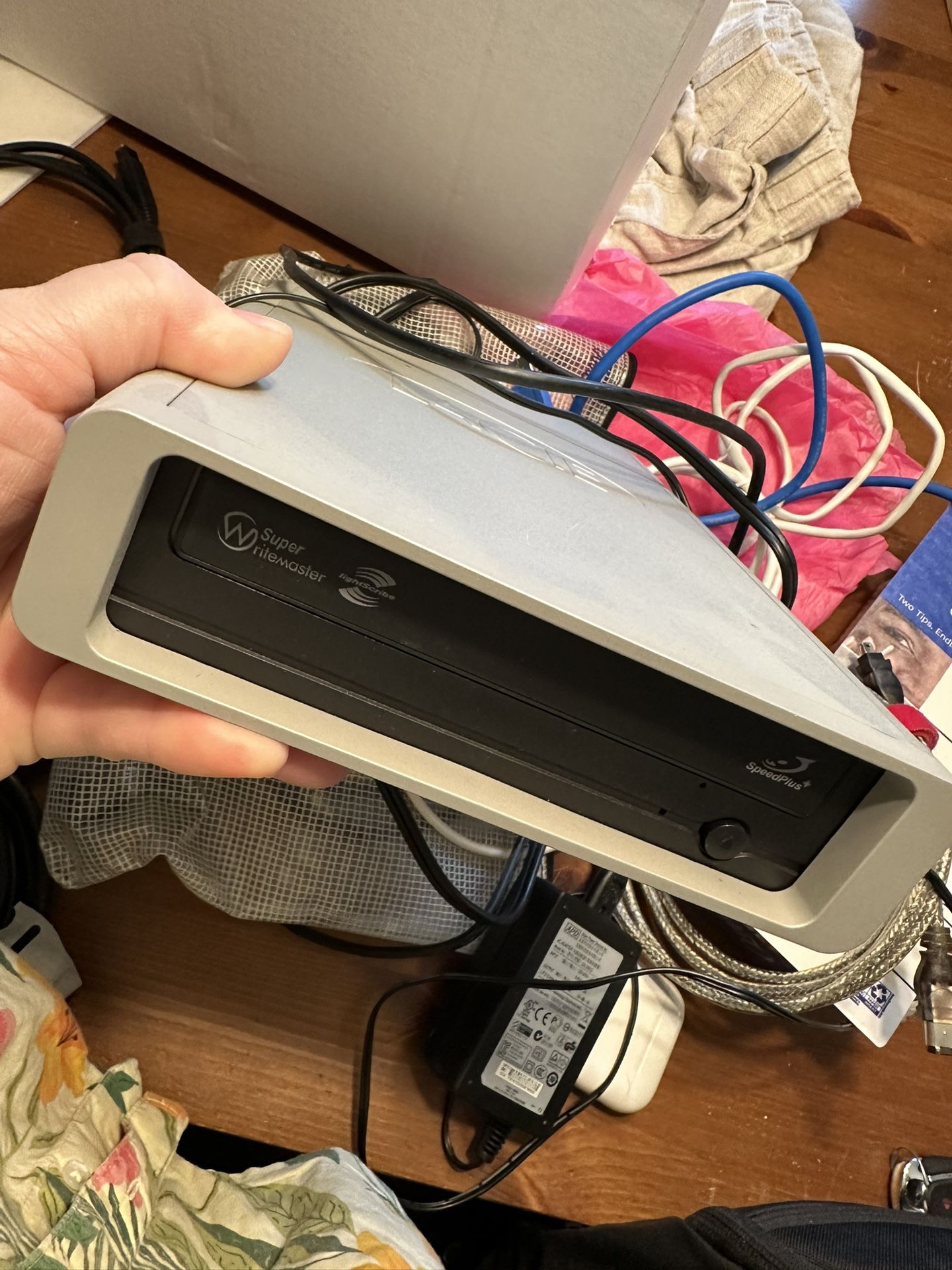 LaCie DVD Rite Master DVD Burner With Blank DVD S And Cases