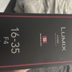 LUMIX S-R1635 16-35 F2 L mount camera lens