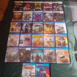 PS5 And PS4 Games Lot Of 27 Bundle 