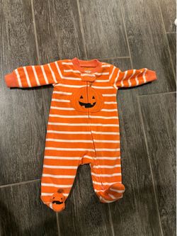 Halloween pumpkin pajamas