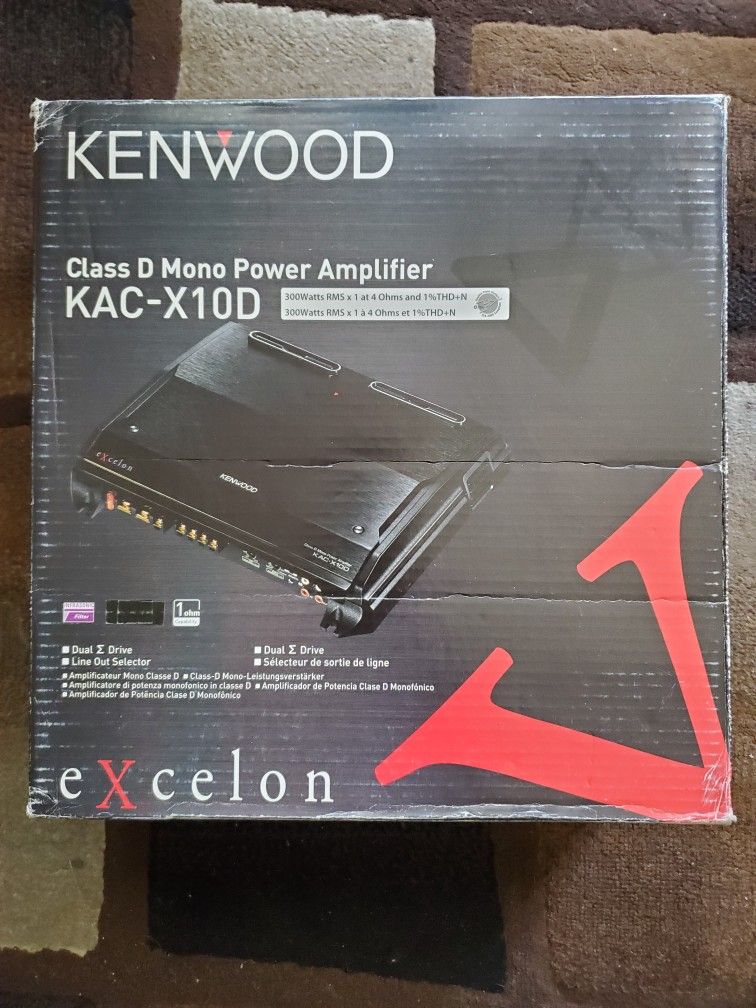 Kenwood 300 Watt Class D Amplifier