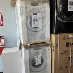 Miele 24inch smart front Load Washer With Ventless 115V Dryer Set