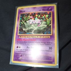 Mew Pokemon Card 