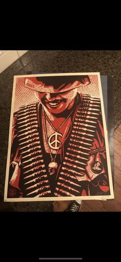 SHEPARD FAIREY SIGNED DUALITY OF HUMANITY (AP Artist Print)