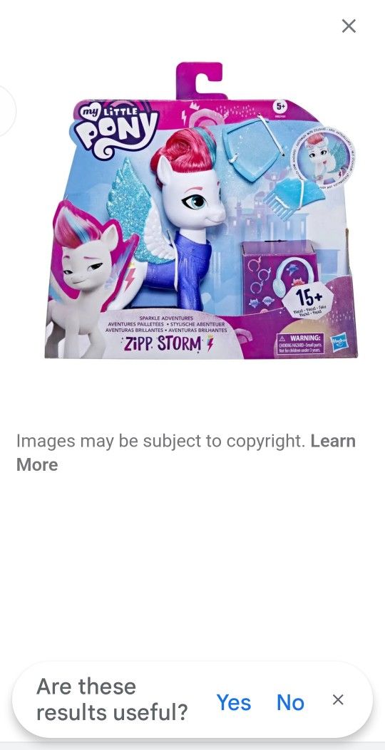 Kids Toys Christmas Gift My Little Pony Sparkle Adventures Zipp Storm Figure