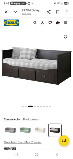 Free ikea daybed twin with drawers 3 years old must be gone by 1130am read description