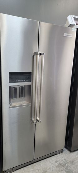 Stainless Side By Side Cooling And Freezing Dame Day Delivery Available 