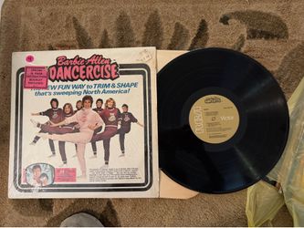 Barbie-Allen Dance/ Exercise~1981 cover, and plastic record excellent