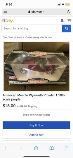 Plymouth prowler toy