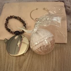 Bag of girly spa items very fun and relaxing for girls that need relaxation price 20$