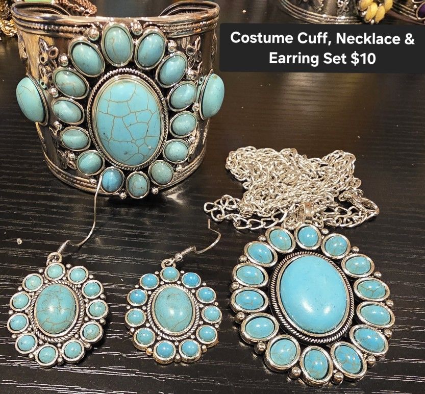 Costume Sivertone Jewelry Sets $10 Ea Set