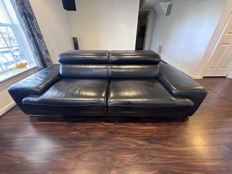 Large Lather Sofa Heavy And Sturdy