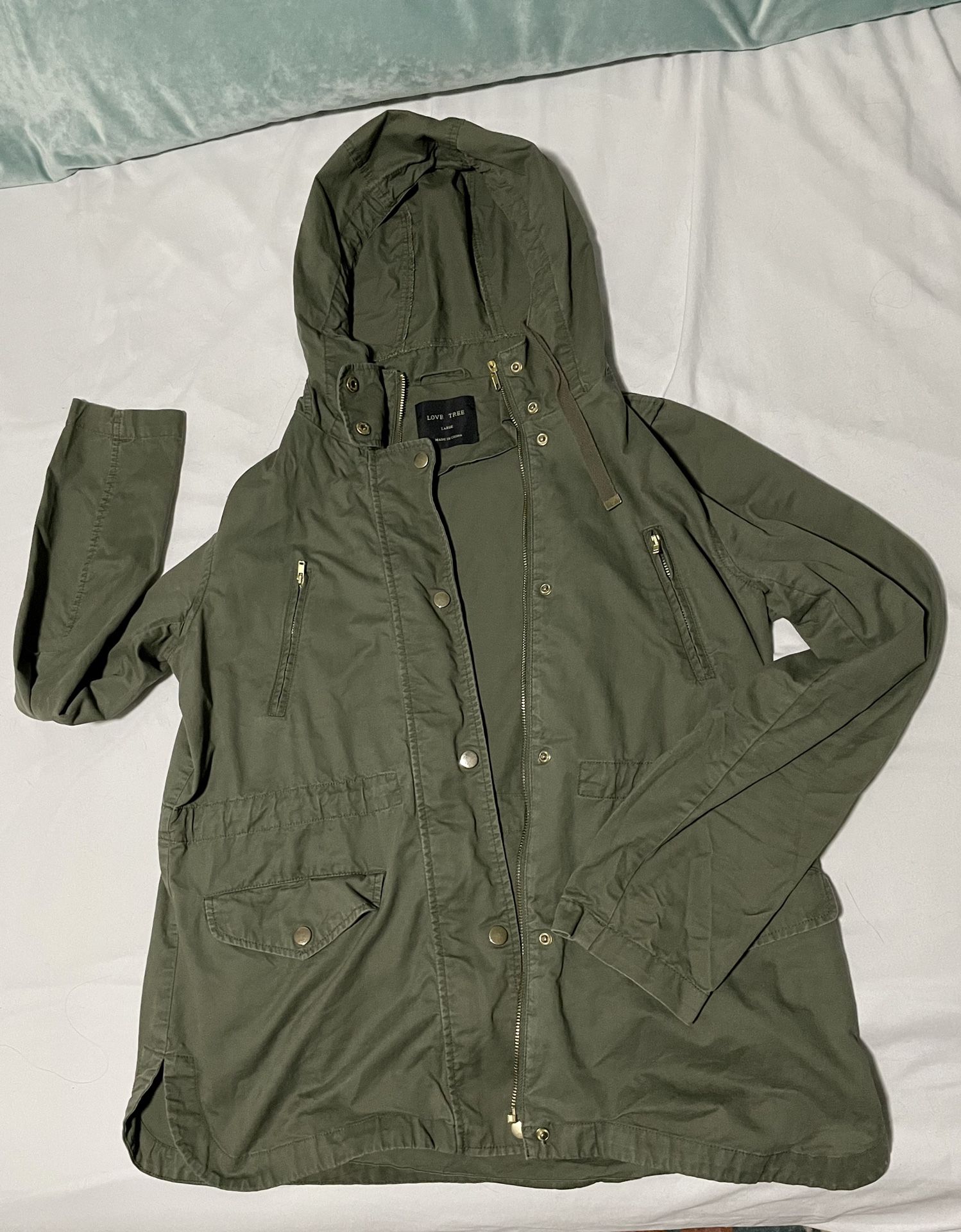 Olive green army jacket