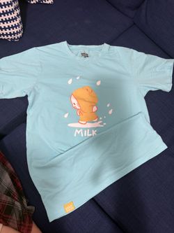 Milk Mocha Bear blue t-shirt Size S #kawaii #mochabear
