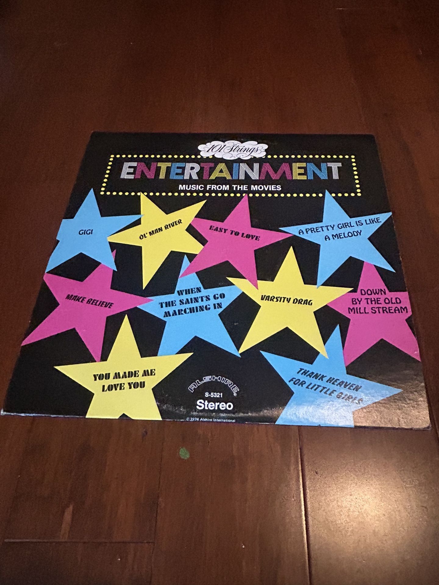 101 Strings Entertainment Music From the Movies - Alshire Records  1974