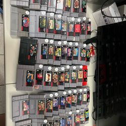 Super Nintendo Games (Mario Kart, Mario Allstars, Contra, Alien, and more!)