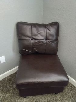 Brown ottoman sofa