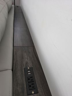 Sofa Console Table with USB and Power Outlets