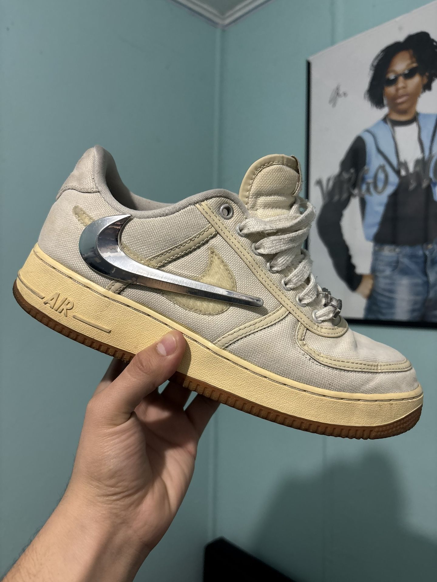 Travis Scott Air Force 1 Sail
