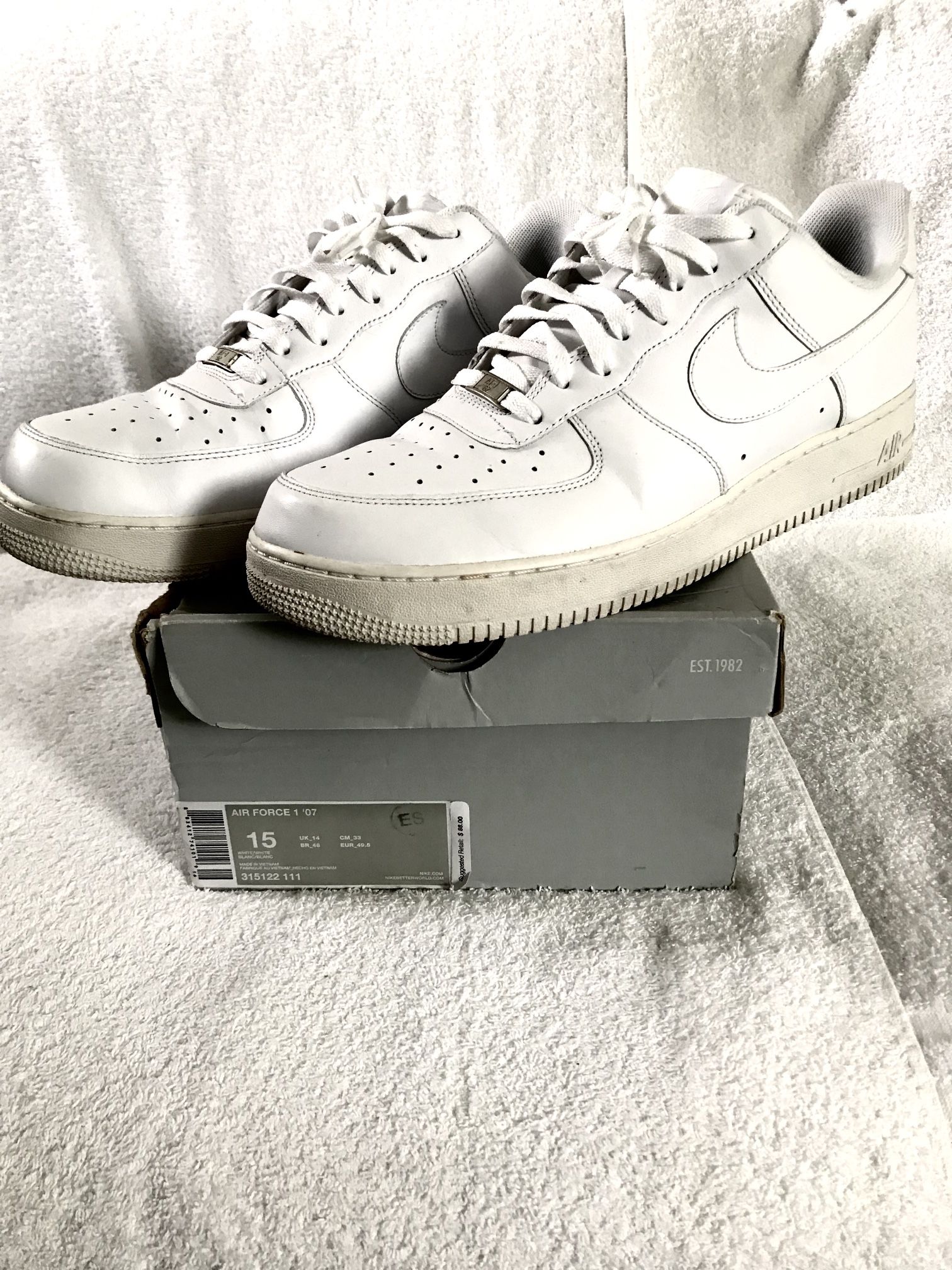 Nike Air Force '07 Men's Size 15