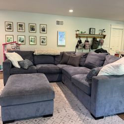 Crate & barrel Axis L Shape Sectional 