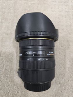 Sigma Canon-EF mount 10-20mm camera lens!