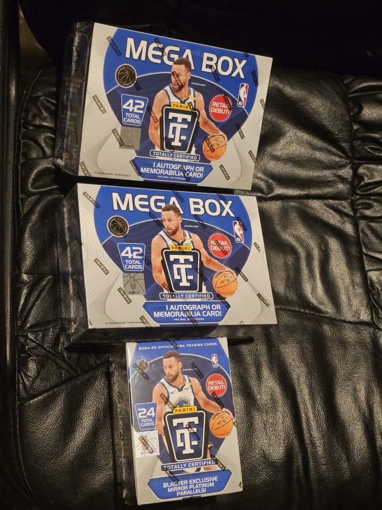 2024-25 Totally Certified Basketball Cards Mega & Blaster Box! 3 Box Lot! New Sealed! 