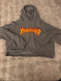 Thrasher Cropped Hoodie for the girls 💋