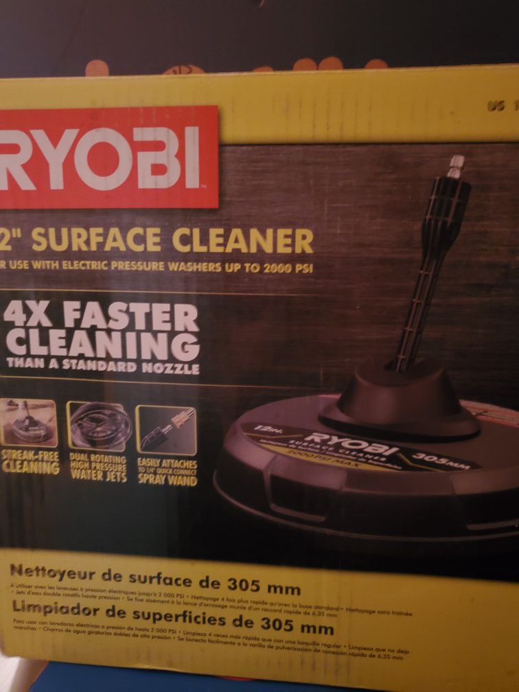RYOBI PRESSURE WASHER SURFACE CLEANER