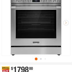 Frigidaire professional electric stove