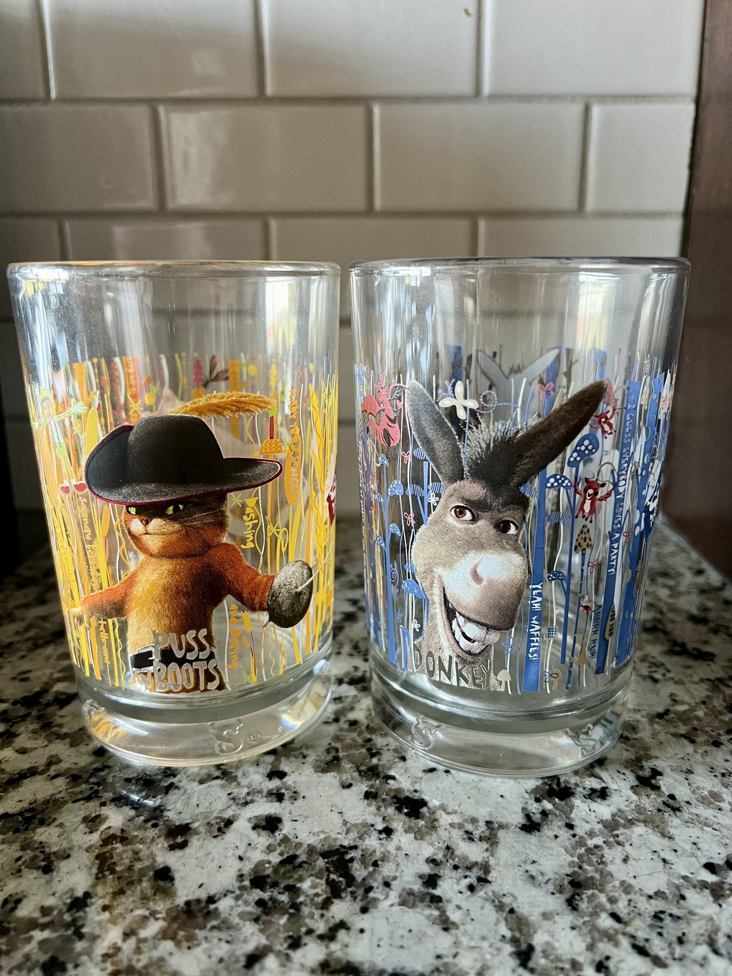 Collectable Shrek Glasses