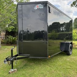 6x12SA Enclosed Trailer