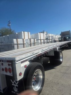 2008 Mac Aluminum flatbed trailer