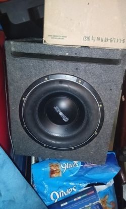 JCP Power 10in Sub 600watt With Acoustic Amp In Radio System