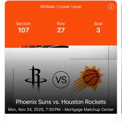 Suns Vs Rockets 11/24