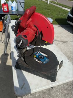 Bauer 14” cut off chop saw harbor freight used