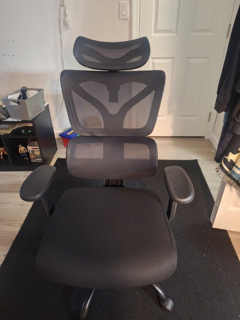 Winrise Office Chair Ergonomic Desk Chair, High Back Gaming Chair, Big and Tall Reclining Comfy Chair