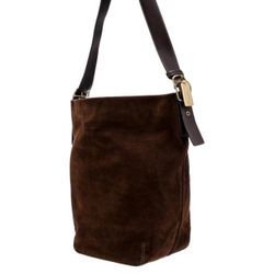 Coach 2001 Vintage Y2K Large Suede Duffle Sac Bucket Bag