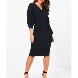 Boohoo Black Dress
