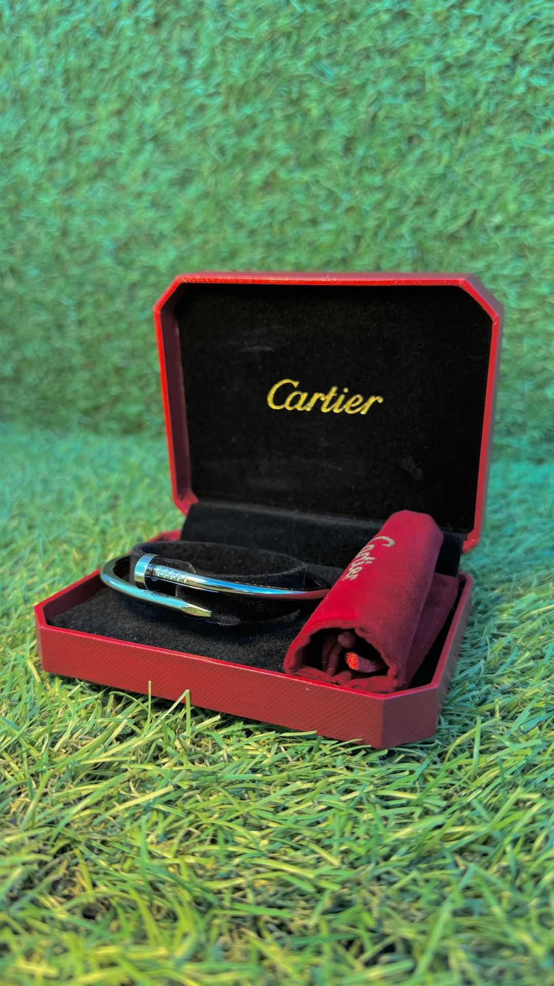Silver Cartier Juste Bracelet