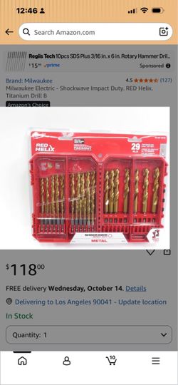 Milwaukee Drill Bit Set
