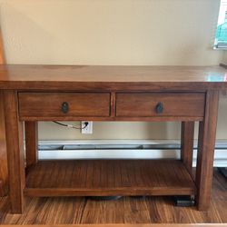 World Market Mission-Style Buffet Table