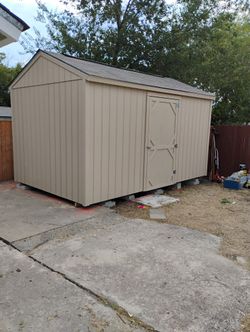 16x12 SHED BUILD ON SITE $4800 /2  FREE SHELVES