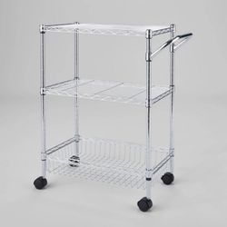 3 Tier Easy Assembly Metal Cart